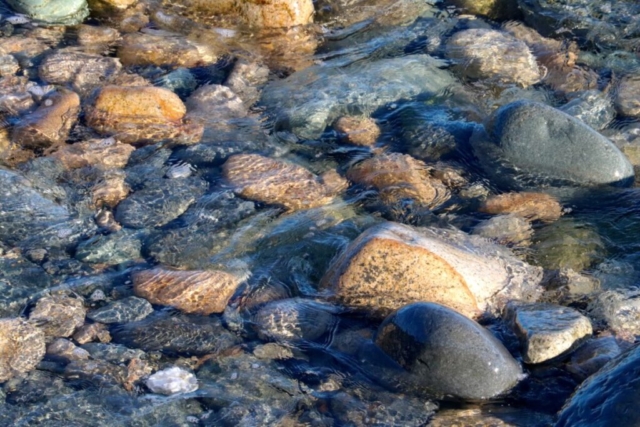 Water Over Stone. Photo by Jonathan Huggon.